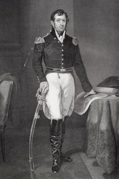 Portrait of Jacob Brown by Alonzo Chappel